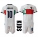 Günstige Portugal Bernardo Silva #10 Babykleidung Auswärts Fussballtrikot Kinder WM 2022 Kurzarm (+ kurze hosen)